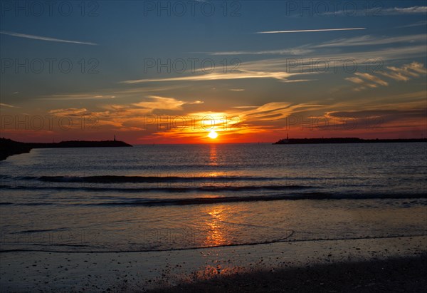 Sunset in Hvide Sande