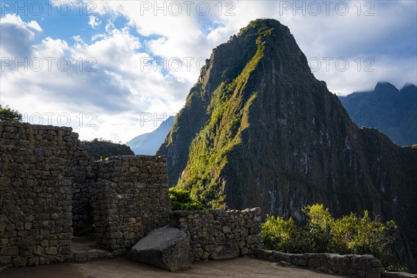 A view of Machu Picchu ruins