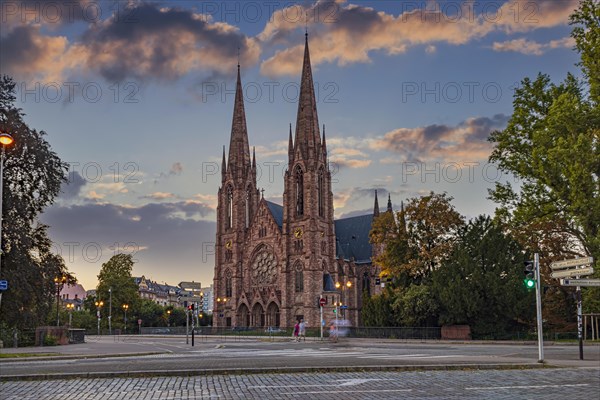 St Paul's Church aka Eglise reformee Saint-Paul of Strasbourg in France