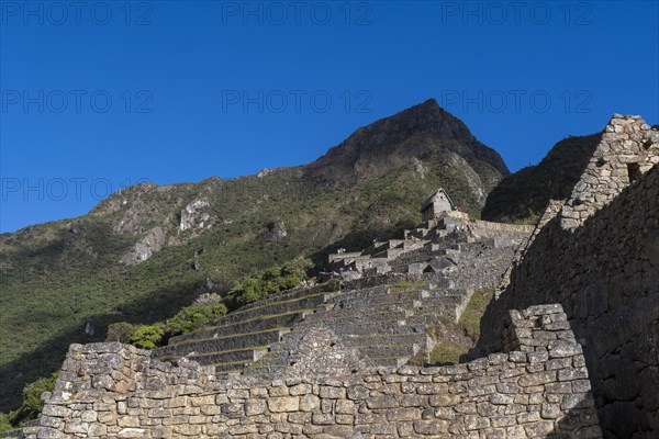 A view of Machu Picchu ruins