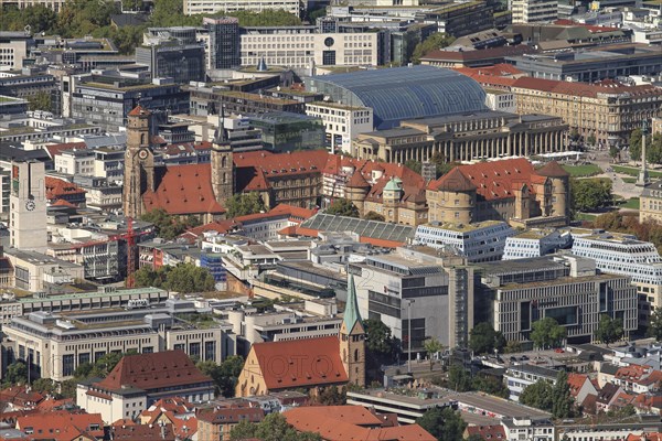 City centre with city hall