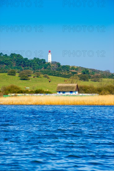 Listed lighthouse or beacon Dornbusch on the Schluckswiek or Schluckwieksberg