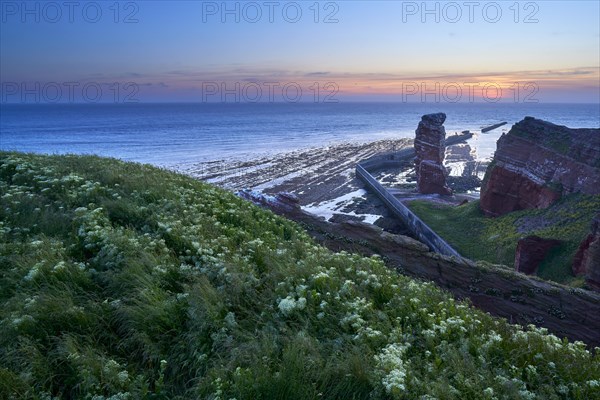 Lange Anna with cliffs on the high seas island of Helgoland