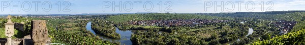 View from Vogelsburg Castle on the Main Loop