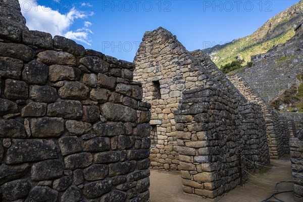 A view of Machu Picchu ruins