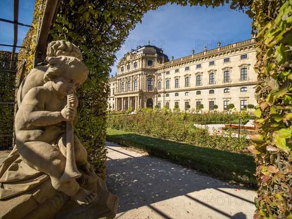 Sculpture in front of Wuerzburg Residence