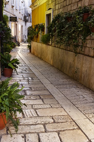 Old town of Porec in the evening