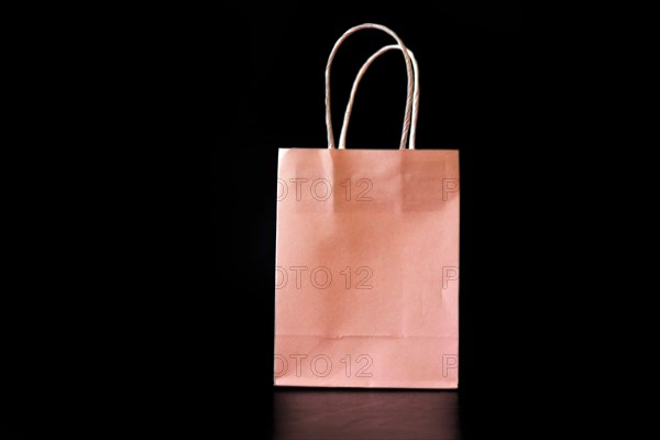 Small pink paper bag