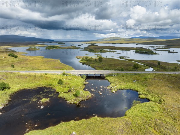 Aerial view of Loch Ba