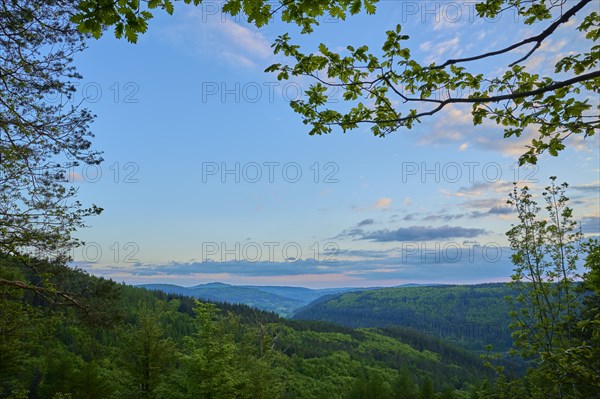 Low mountain landscape