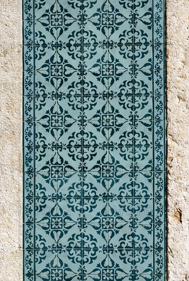 Traditional azulejo wall tiles