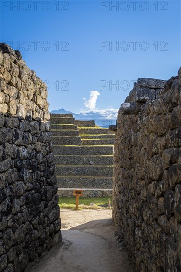 A view of Machu Picchu ruins