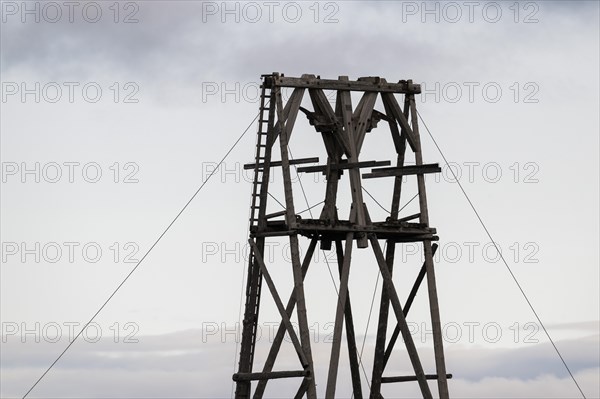 Wooden beam tower