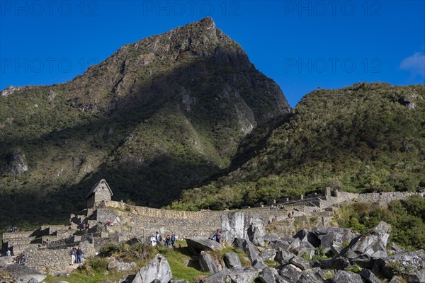 A view of Machu Picchu ruins