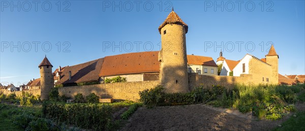 Part of the old town wall and towers