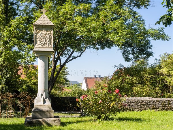 Wayside shrine in a park