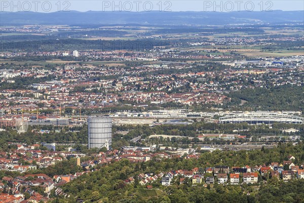 Neckar valley with Cannstadt