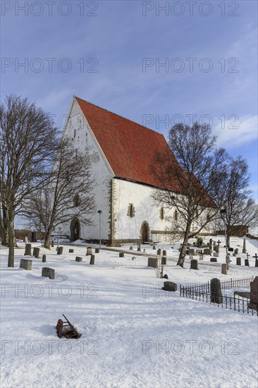 Trondenes Church in winter