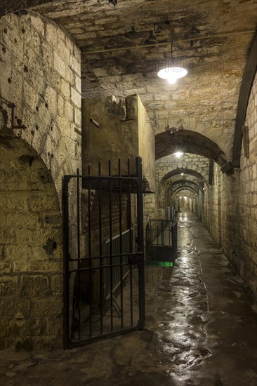 Corridor in the First World War One Fort de Vaux at Vaux-Devant-Damloup