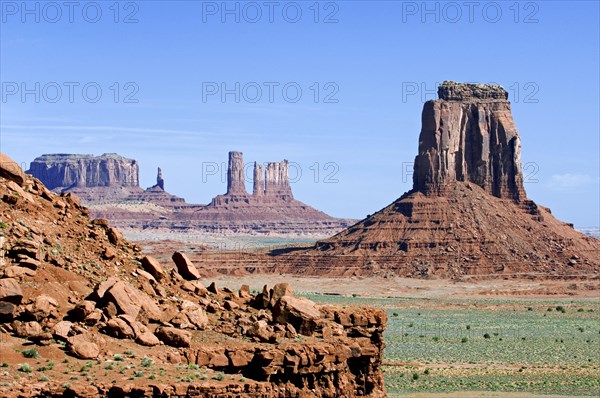 Eroded sandstone rock formations