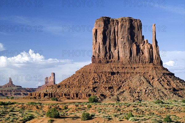 Eroded sandstone rock formation