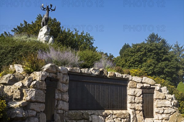 Caribou at the Beaumont-Hamel Newfoundland Memorial