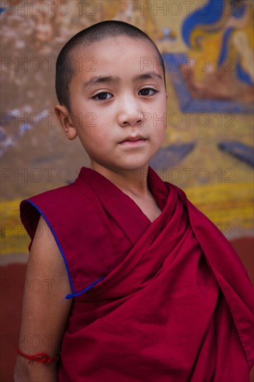 Young monk from Spituk Monastery