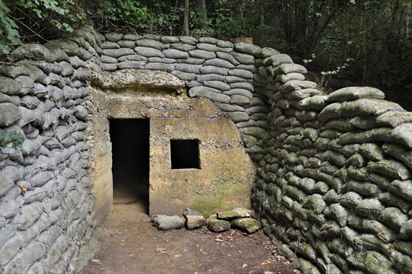 One of four British bunkers as headquarters on the Lettenberg