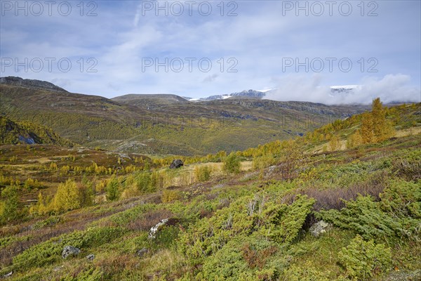Autumn landscape in Boverdalen