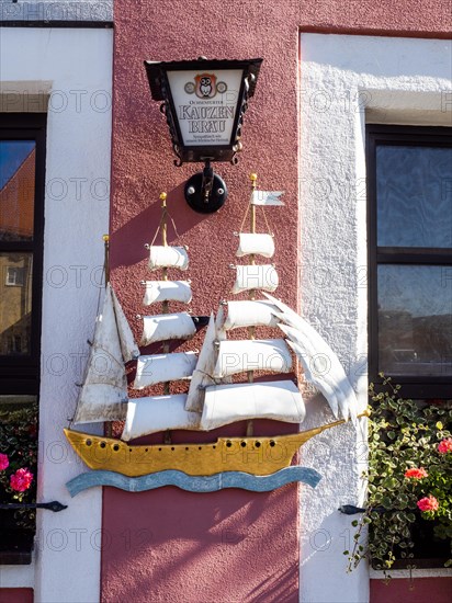 Model of a sailing ship