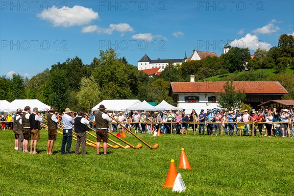 Alphorn blowers