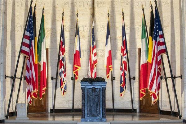 Altar in Chapel of the First World War One Meuse-Argonne American Cemetery and Memorial