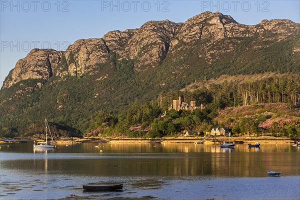 Duncraig Castle in evening light