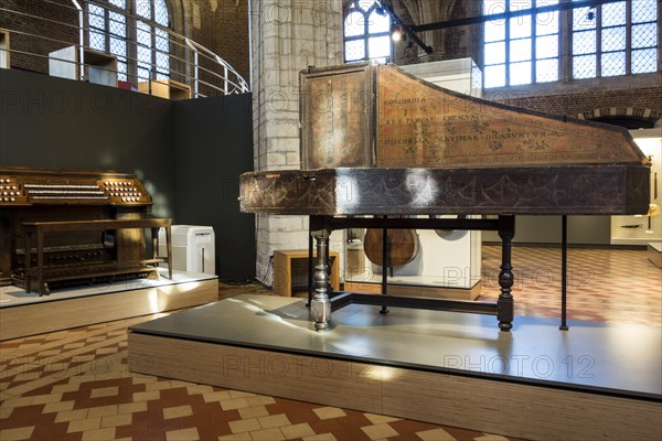 17th century harpsichord by Andreas Ruckers in the Vleeshuis