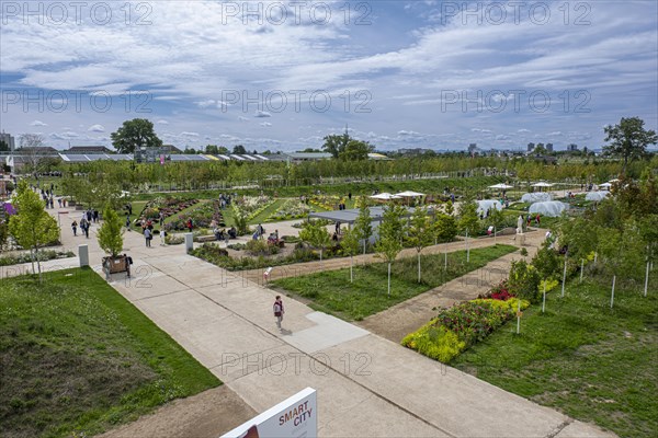 The grounds of the Federal Horticultural Show