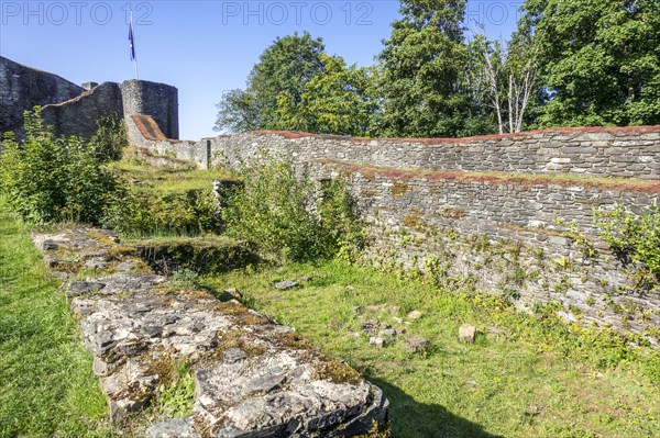 Ruines of the 13th century Chateau d'Herbeumont