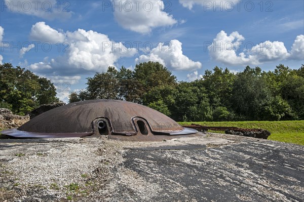 120 mm gun turret in the Fort de Loncin