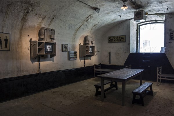 Sleeping quarters in the Fort de Loncin