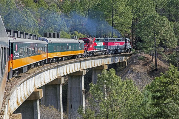 Tourist train of the Chepe Express