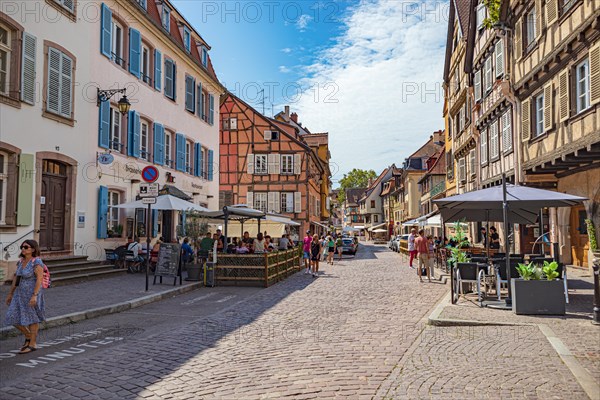 Grand Rue in Little Venice of Colmar in Alsace