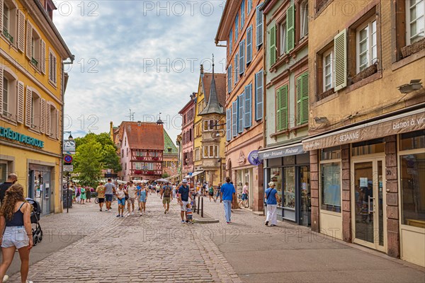 Grand Rue of Colmar in Alsace