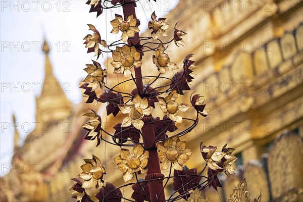 Exterior decorations at the Shwezigon Pagoda