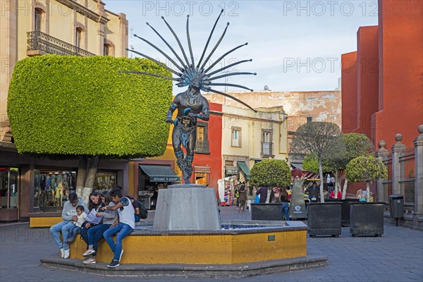 Statue of traditional Conchero