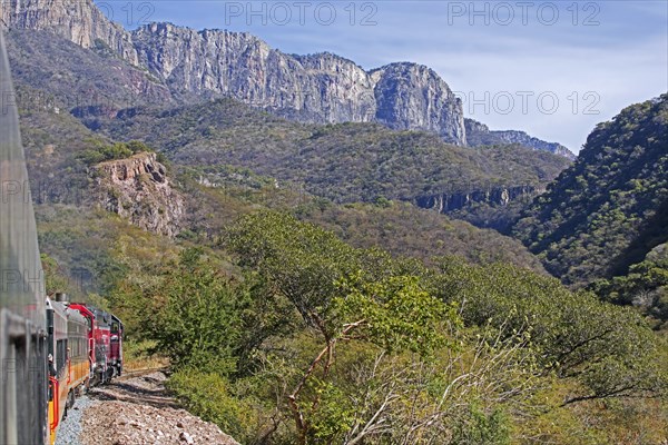 Tourist train of the Chepe Express