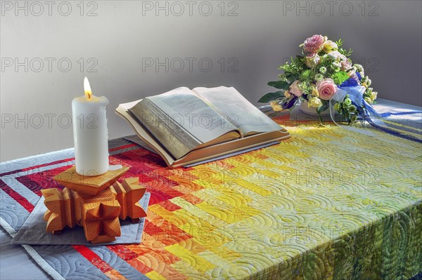 Altar with book