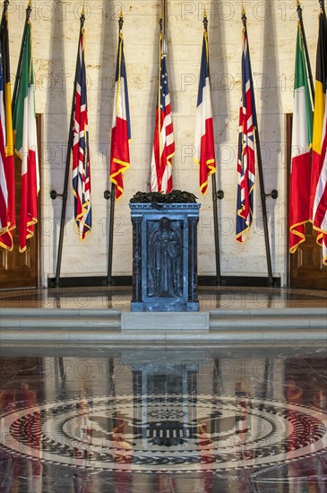 Altar in Chapel of the First World War One Meuse-Argonne American Cemetery and Memorial