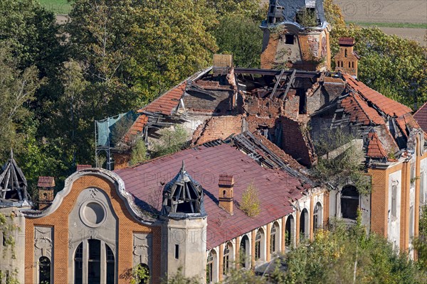 Coal Church Georgschacht View from the slagheap Stadthagen Germany