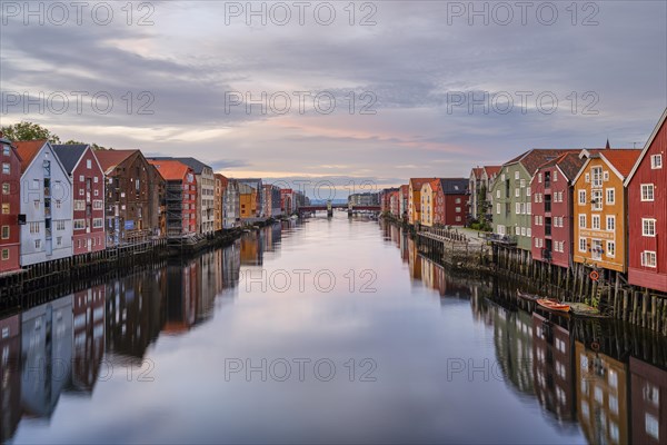 Historic warehouses in Trondheim