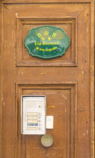 Door to a Bed & Breakfast