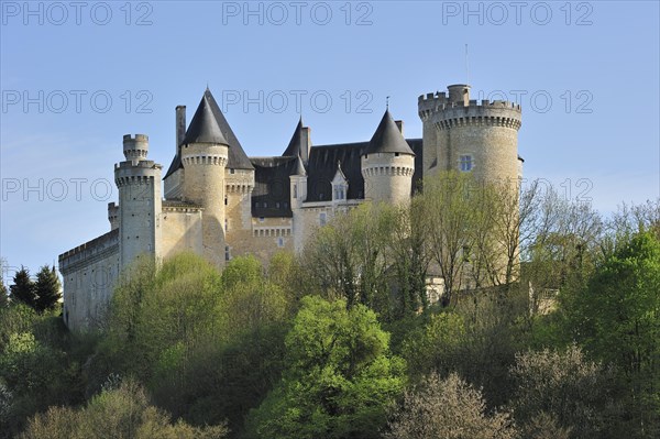 The medieval castle chateau de Chabenet